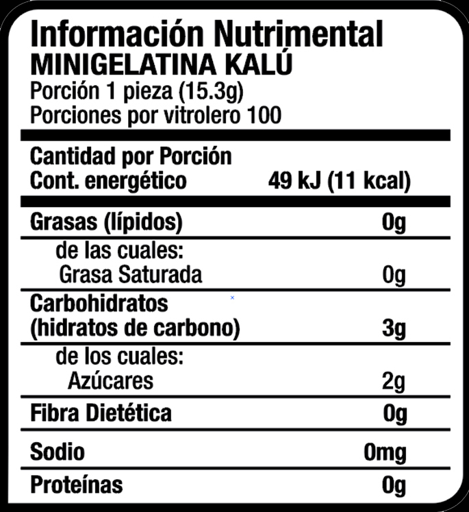 tabla nutrimental minigelatinas vitrolero 100pzas