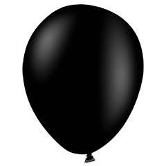 black balloon photo