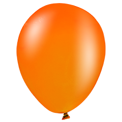 Orange Neon balloon photo
