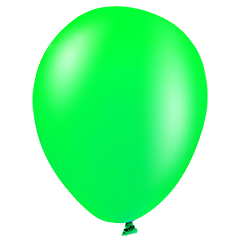 Green Neon balloon photo
